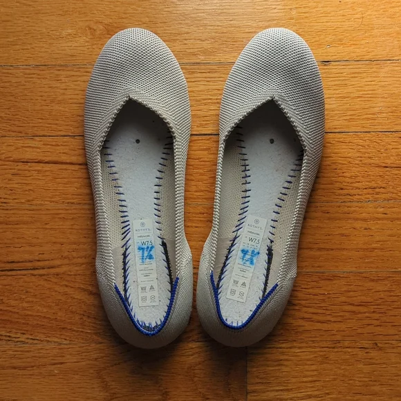 Rothy's The Flat in Birdseye Flax (retired) - Picture 2 of 5